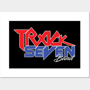 Track Seven Band Red / Blue Puerto Rico Logo Posters and Art